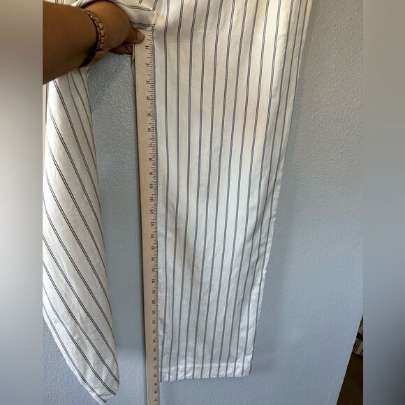 Jenni Kayne Bianca Stripped Straight Leg Pant in Navy Stripe XL - Picture 10 of 15